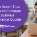 How To Compare Small Business Insurance Quotes